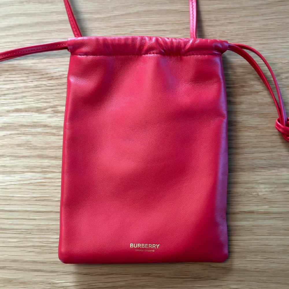 Burberry Small Drawcord Pouch with Dust Bag